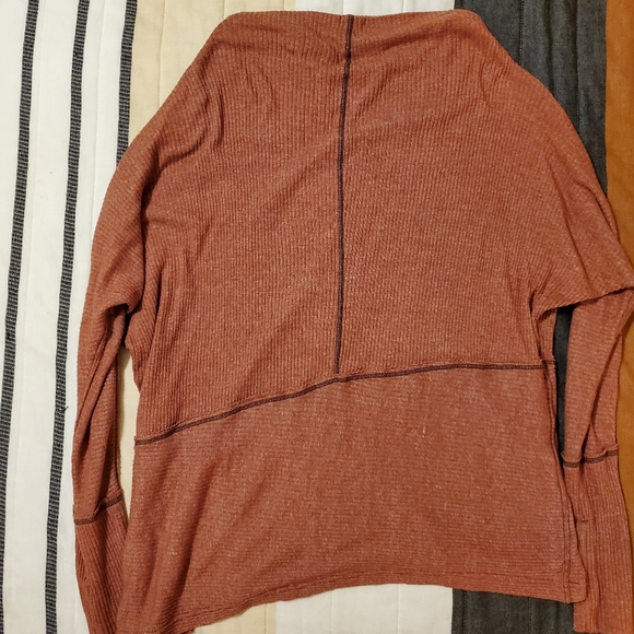 We the Free Burnt Orange Long Sleeve Top - Picture 3 of 5
